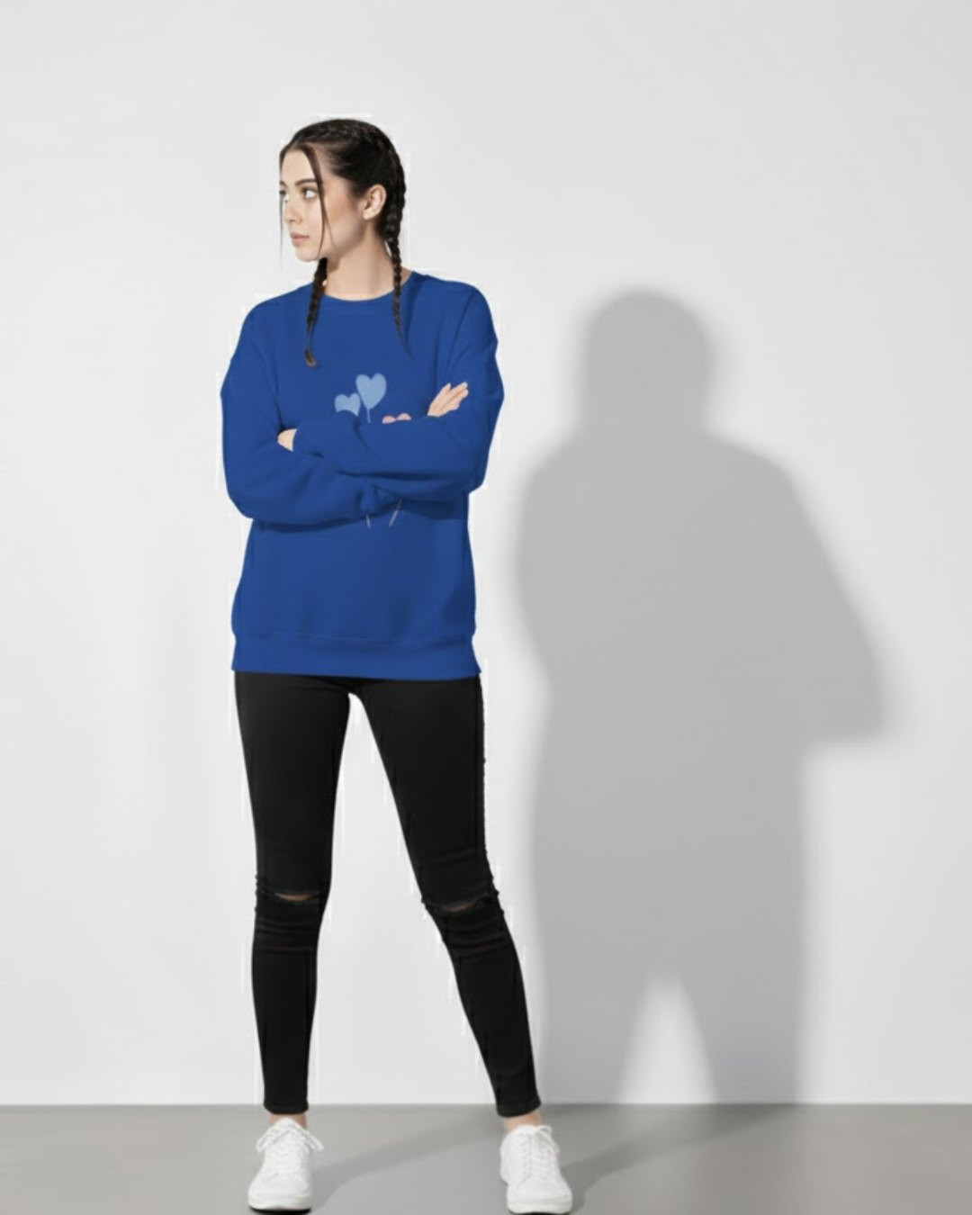 Colorful Hearts – “Style Are You” Graphic Sweatshirt