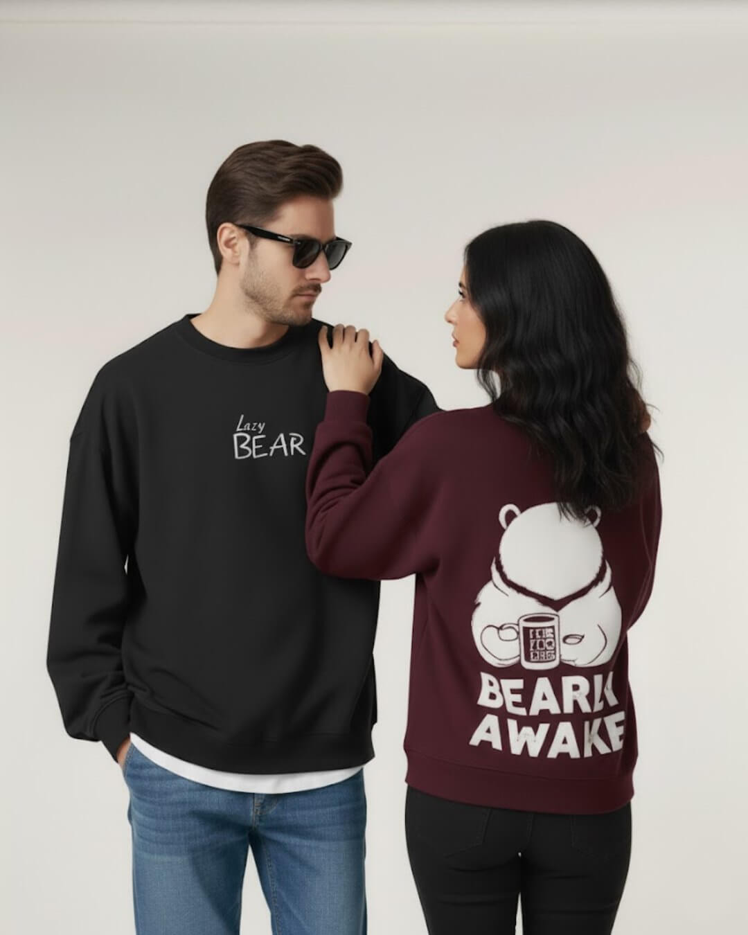 Lazy Bear Sweatshirt – Bearly Awake