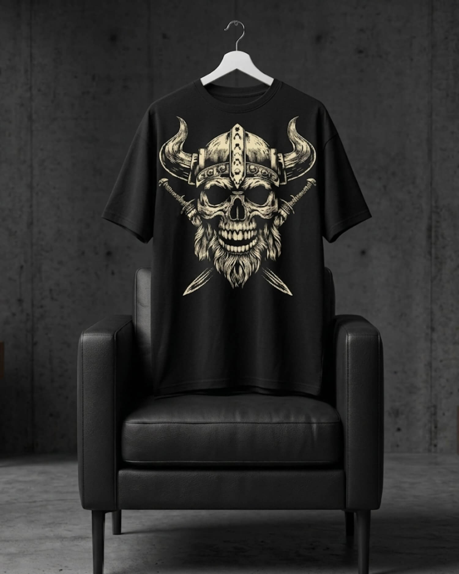 Viking Skull – Relax Fit T-Shirt